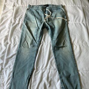 PacSun Drop Skinny Jogger Pants (Zipper Cuffs)